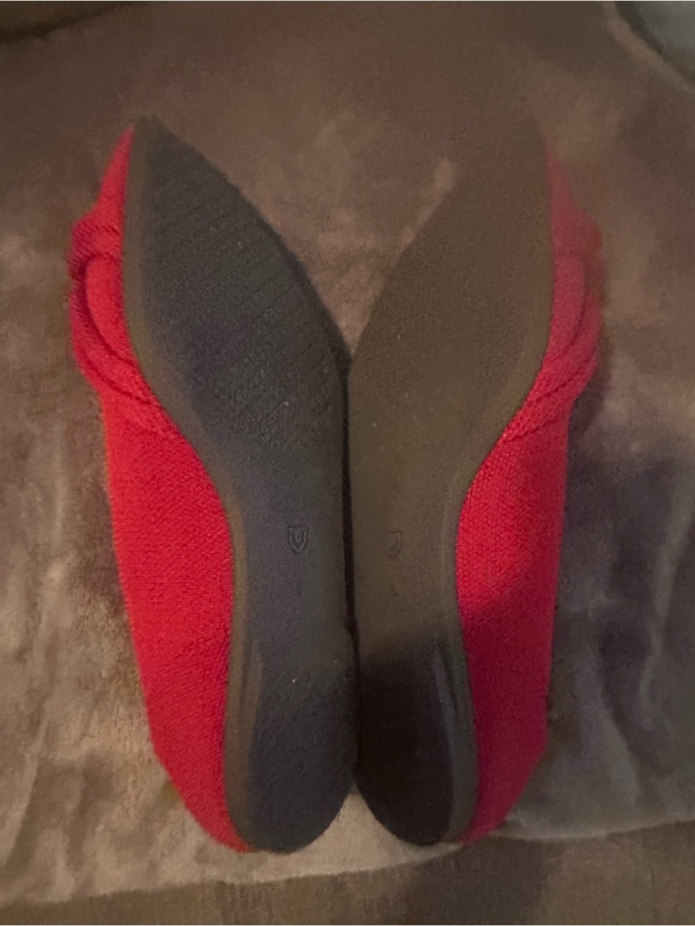 Rothy's Red Pointed Knot Ballet Flats - Picture 4 of 4